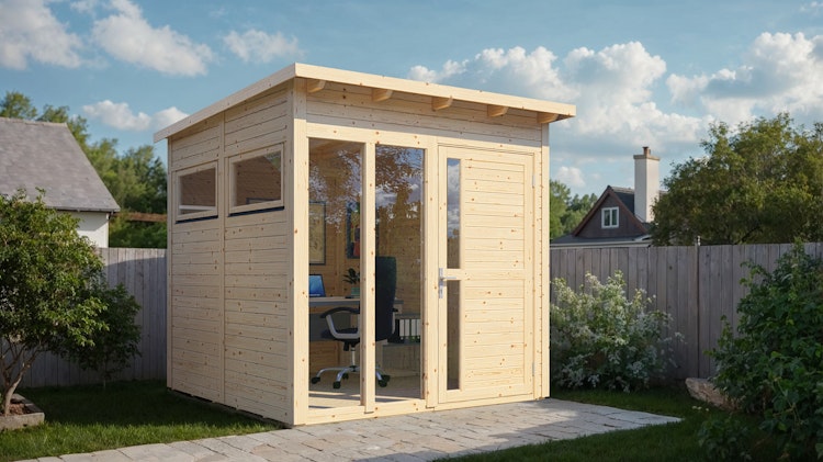 Bertilo Gartenhaus Pentus 2 Office - 19 mm