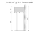 Vorschaubild Skan Holz Satteldach Vordach Doppeltür Stralsund