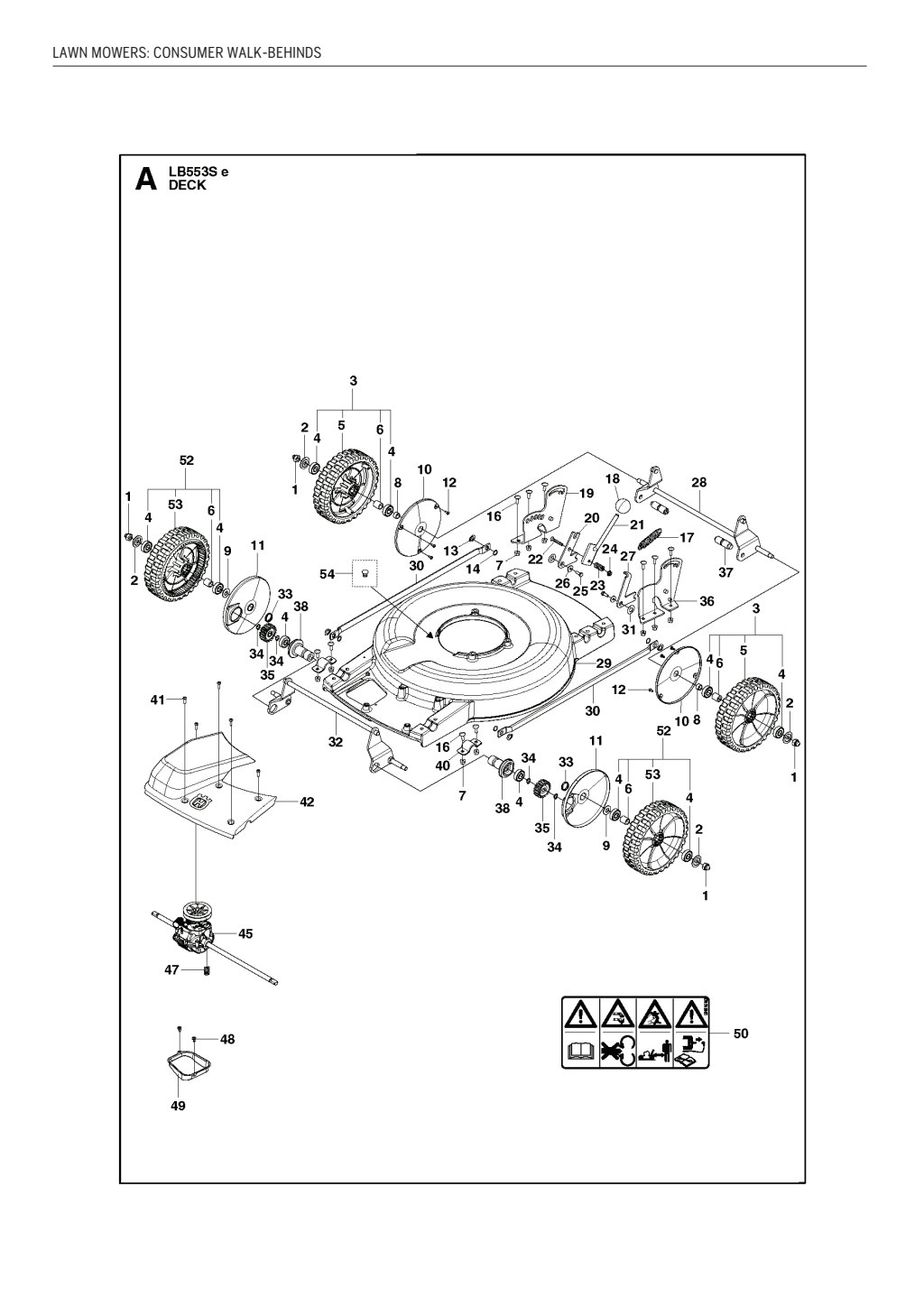 Explosionszeichnung Ersatzteile