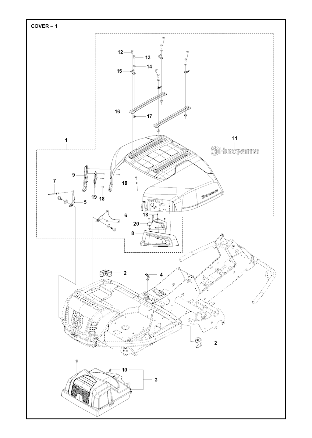 Explosionszeichnung Ersatzteile