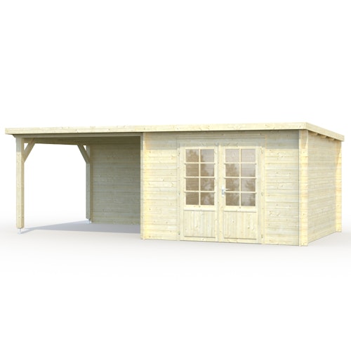 Palmako Gartenhaus Ella 8,7 + 8,2 m² - 28 mm