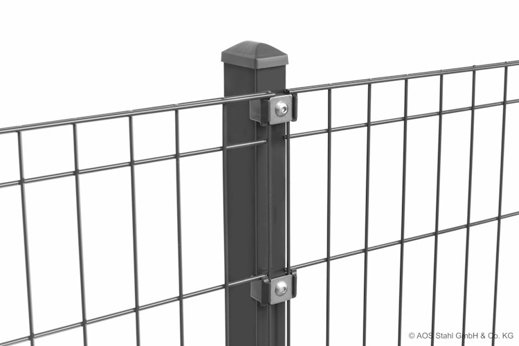 dz Zaunset MICHL 5/4/5 Pfosten VP mit Edelstahlplättchen