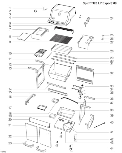 Weber Spirit E-320 LP Blk Premium (DE/AT)