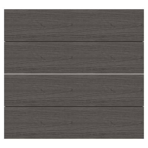 NewTechWood Deluxe Vintage WPC-Terrassendiele Hohlkammer Silver Gray  23 x 138 mm