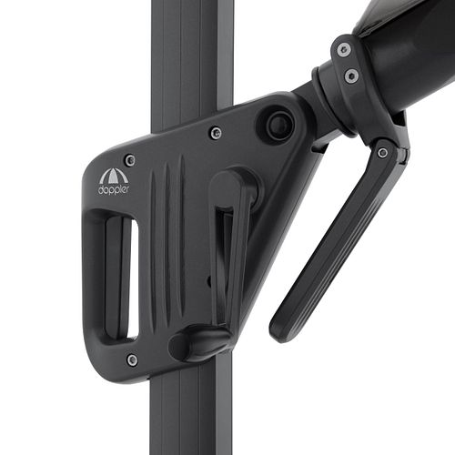doppler Pendelschirm LIFE 310 Side, Aluminium Anthrazit / 100 % Polyester 180 g/m² 