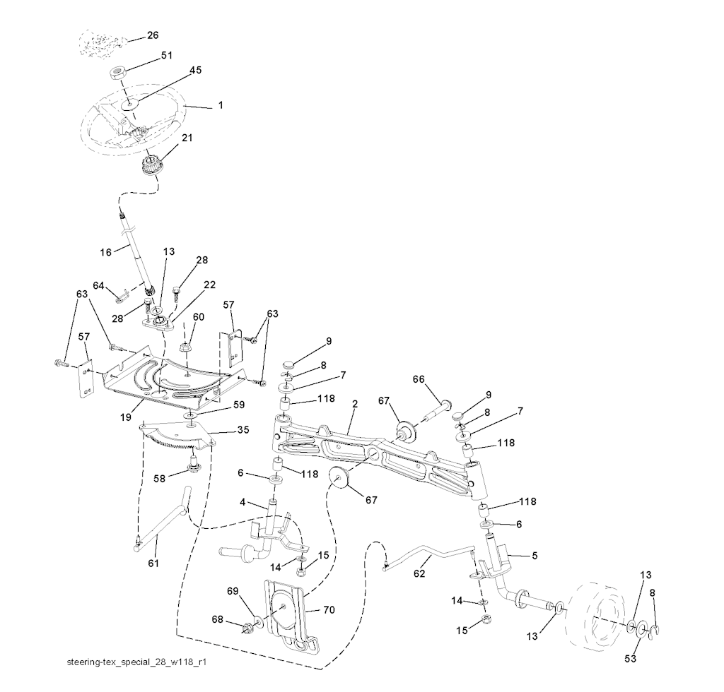 Explosionszeichnung Ersatzteile