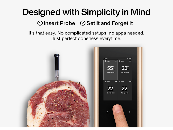 Typhur Grillthermometer SYNC Gold Quad - 4 Thermometer