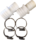 Vorschaubild myPOOL Schlauchverbinder Ø 32/38mm/2er+Schlauchklemmen