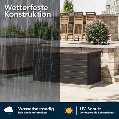 Suncast Kunststoff-Gartenbox 644 L