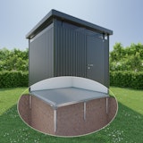 Erdschrauben-Fundament SmartBasePLUS für Biohort Gerätehaus Avantgarde mit Einzeltür oder Doppeltür + ECO Modelle Erdschrauben-Fundament SmartBasePLUS für Biohort Gerätehaus Avantgarde mit Einzeltür oder Doppeltür + ECO ModelleZubehörbild