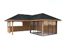 Vorschaubild Palmako Pavillon Bianca 24,9 m² Set 210 Slide - 28 mm