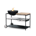Vorschaubild höfats FIRE KITCHEN mit BOWL 57 Plancha-Grillset tief