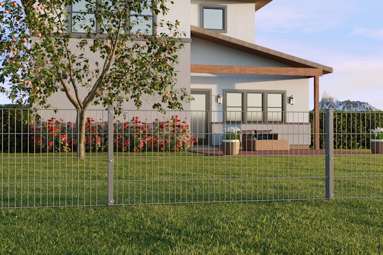 dz Zaunset PICO 6/5/6 Pfosten VAP mit Profilabdeckschiene