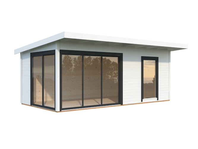 Palmako Gartenhaus Andrea 17,1 m² mit Schiebetür - 44 mm