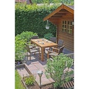 Vorschaubild Garden Pleasure Gartenmöbel-Set TOPEKA, Tisch + 6 Stühle, Akazie / Polyrattan