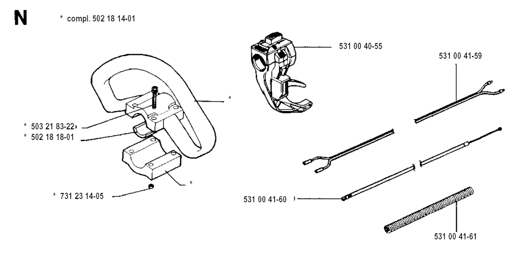 Explosionszeichnung Ersatzteile