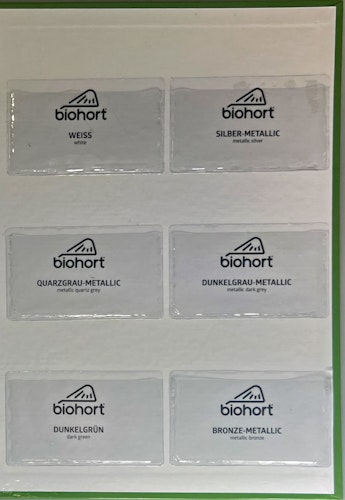 Biohort Farbmustermappe mit Materialmustern in allen Farben