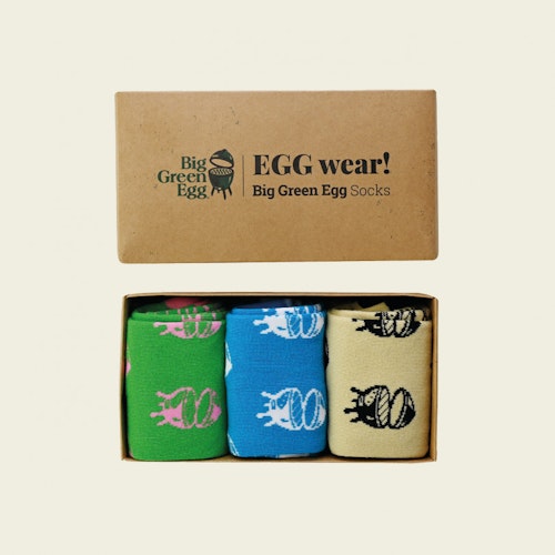 Big Green Egg Socken - Dreierpackung