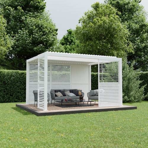 Ximax Lamellenwand (verstellbar) für Lamellendach Pergola Shade