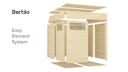 Vorschaubild Bertilo Gartenhaus Cubus 2 - 19 mm