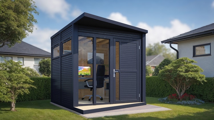 Bertilo Gartenhaus Concept Office - 18 mm