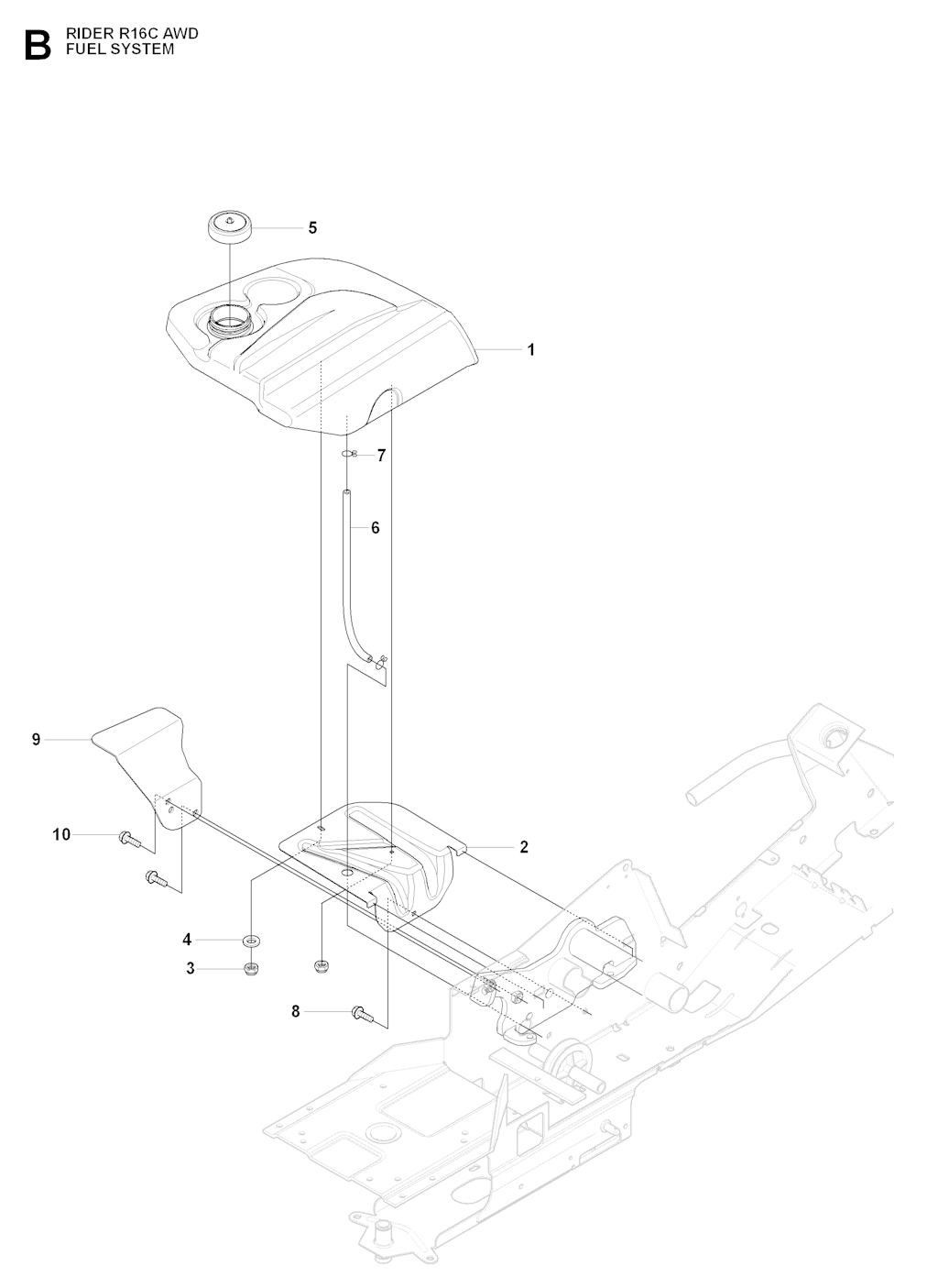 Explosionszeichnung Ersatzteile