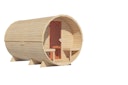 Vorschaubild Karibu Saunahaus Fasssauna 3 - 38 mm inkl. gratis Sauna-Zubehörset im Wert von 234,94 €