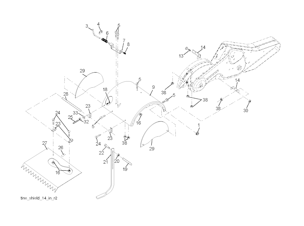 Explosionszeichnung Ersatzteile