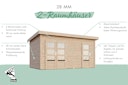 Vorschaubild Karibu Woodfeeling Gartenhaus Mattrup - 28 mm