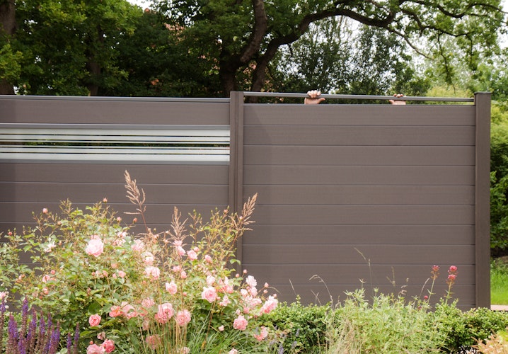 GroJa Solid Stecksystem Bausatz Quadratisch inkl. Glas-Designeinsatz 30cm