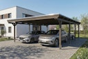 Vorschaubild Skan Holz Emsland - Flachdach Doppelcarport aus Leimholz Breite 609 cm