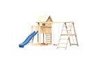 Vorschaubild Akubi Stelzenhaus Frieda mit Wellenrutsche, Doppelschaukelanbau, Klettergerüst und Kletterwand