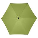 Vorschaubild doppler Mittelmastschirm ACTIVE 380 Lift, Aluminium Silber / 100 % Polyester 180 g/m²