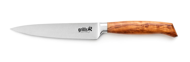 Grills.de Universalmesser mit Olivenholzgriff 15cm