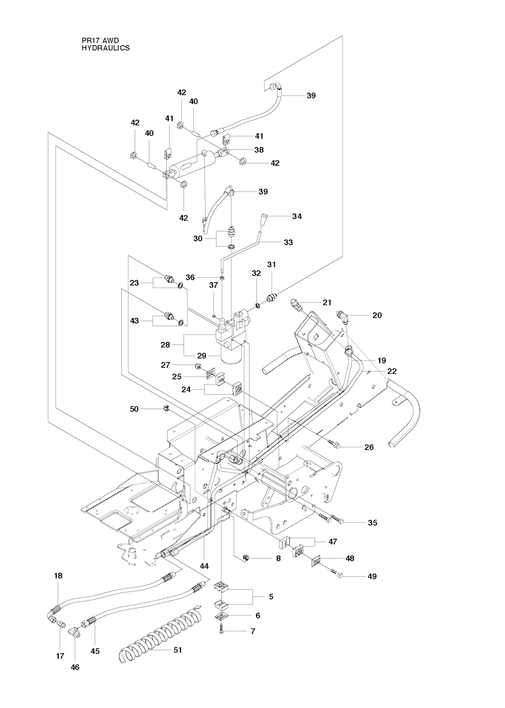 Explosionszeichnung Ersatzteile