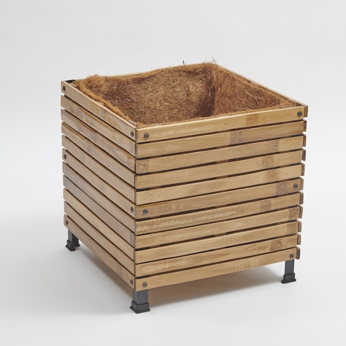 BambusBASIS Pflanzkübel quadratisch 