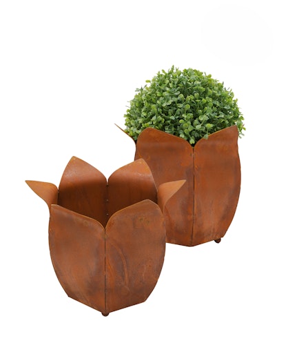 Badeko Pflanztopf-Set ,,Tulpe 350 + 500“