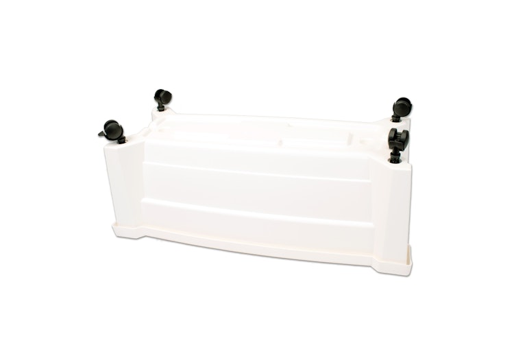 KHW Calypso Pflanzkasten auf Rollen mit Bewässerungssystem + Spalier