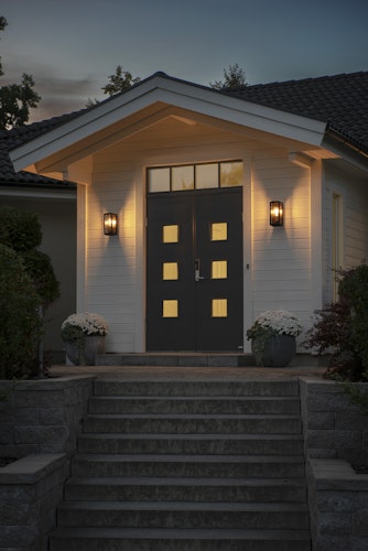 Konstsmide Wandleuchte Carpi klein, versch. Farben