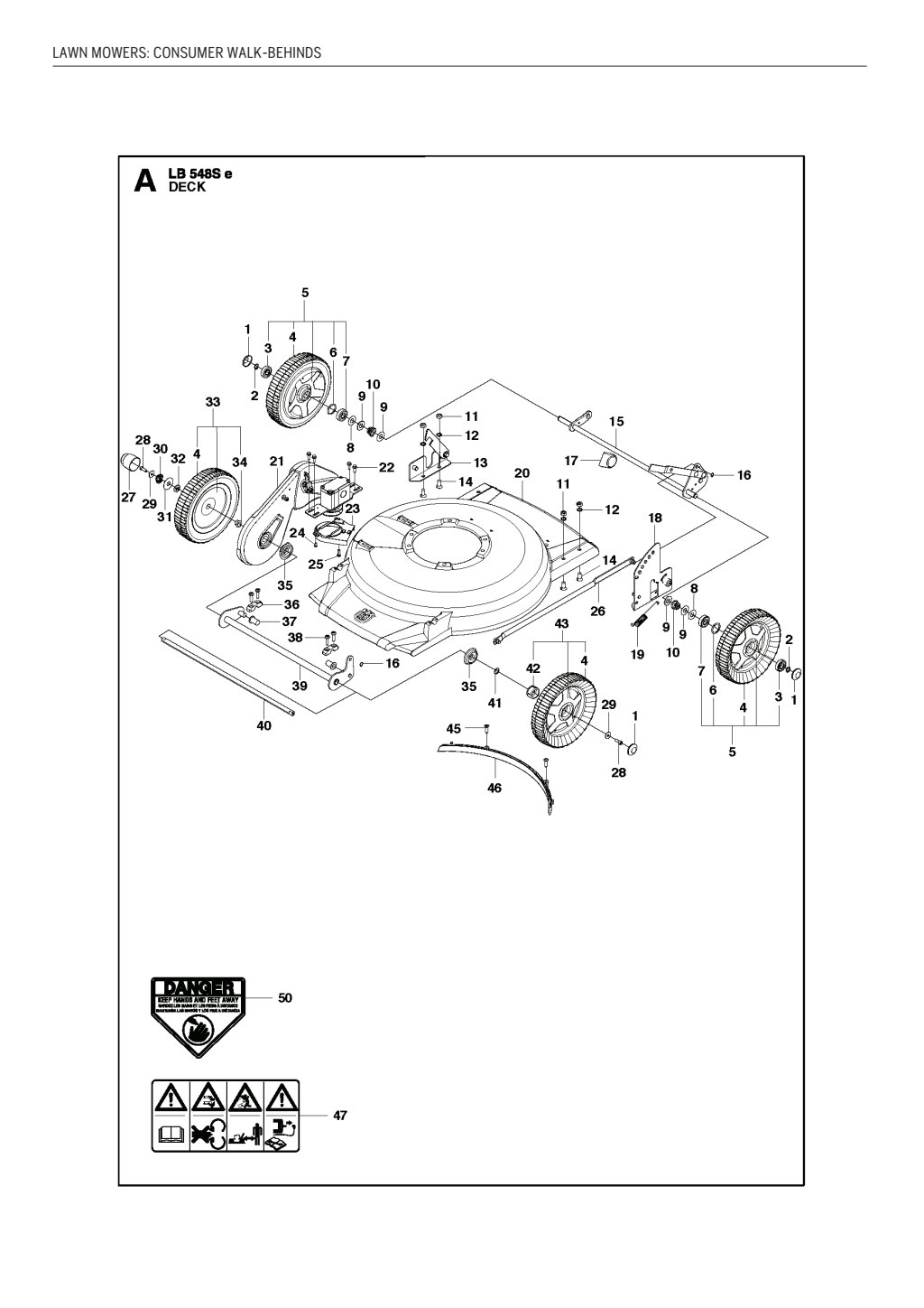 Explosionszeichnung Ersatzteile