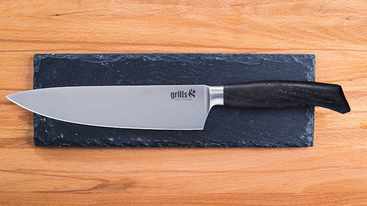 Grills.de Messer-Set mit Eichenholzgriff