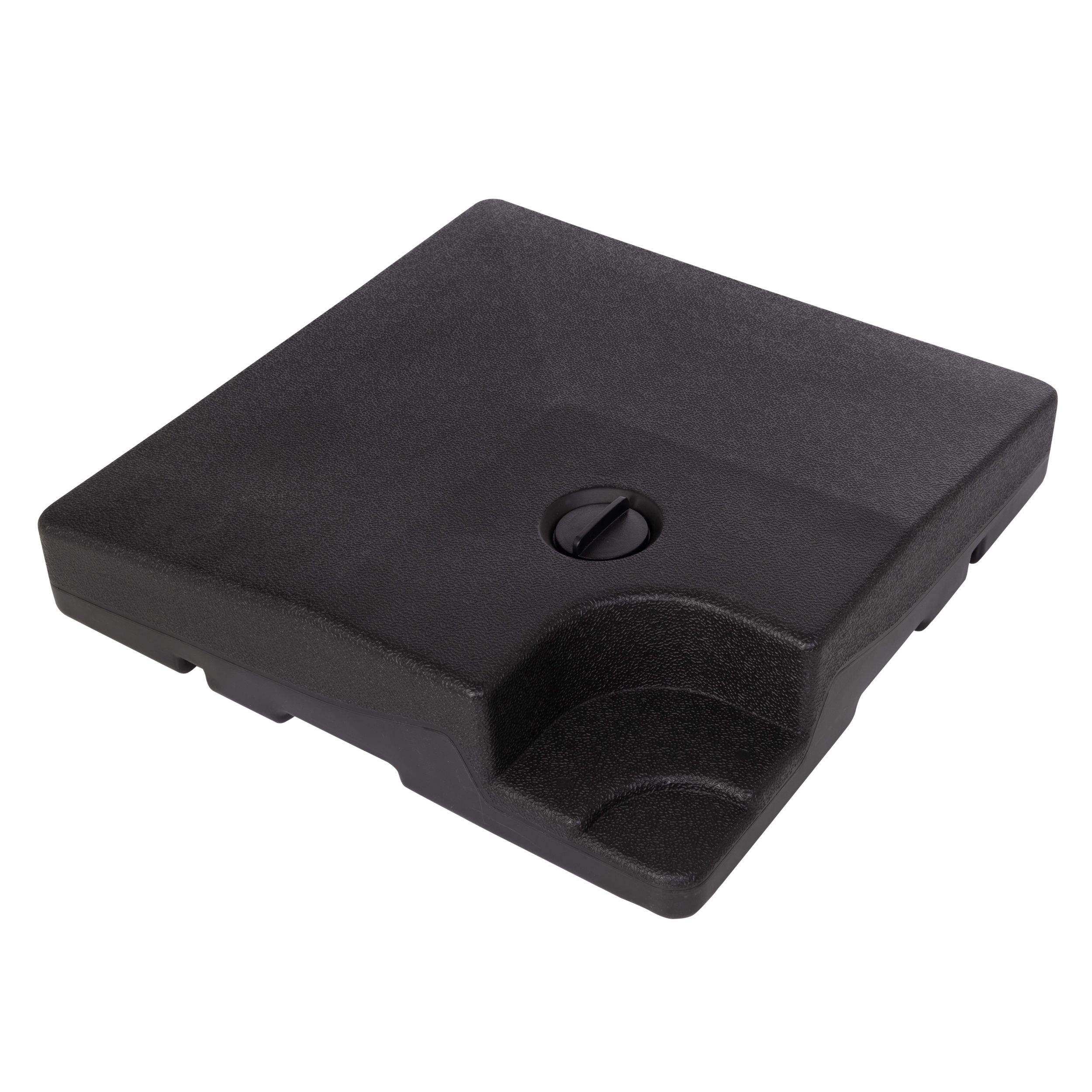 Derby Füllplatte 35 kg, 2er-Set, Kunststoff Schwarz