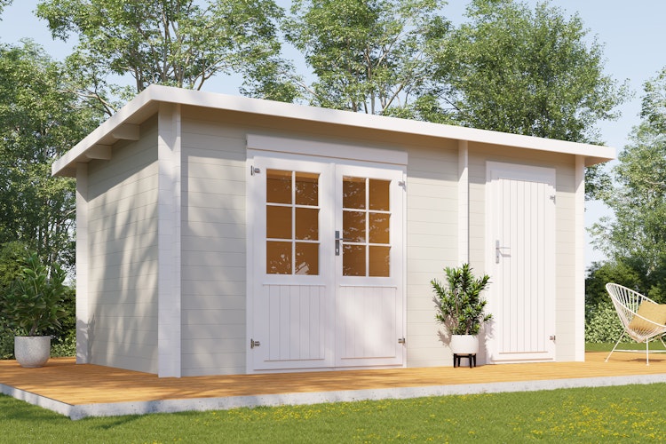 Wolff Finnhaus Gartenhaus Geeltje 4323 - 40 mm