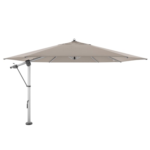 doppler Pendelschirm EXPERT 400 Side, Aluminium Silber / 100 % Polypropylen 220 g/m²