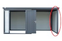 Vorschaubild Wolff Finnhaus WPC Seiten-/Rückwand 20 Anthrazit für Modell 20 (1 STück)
