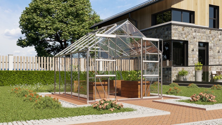 Vitavia Gewächshaus Mars 8300 inkl. 2 Dachfenstern - 8,3 m²