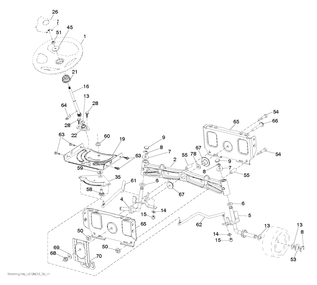 Explosionszeichnung Ersatzteile