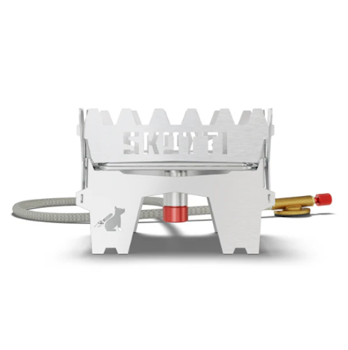 SKOTTI BOOSTER faltbarer Edelstahl Gasgrill - Campingkocher