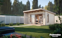 Palmako Premium Gartenhaus Grace 14,5 m² - 56 mm