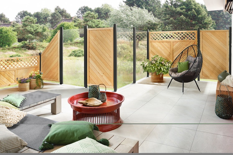 TraumGarten System Glas KLAR 1200 x 1800 mm